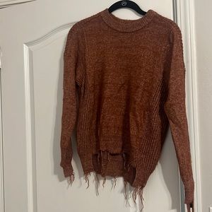 Rust sweater